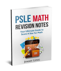 PSLE Math Revision Notes 3d book cover