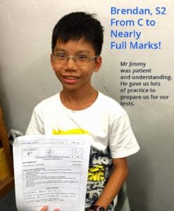 Brendan - From C to nearly full marks!