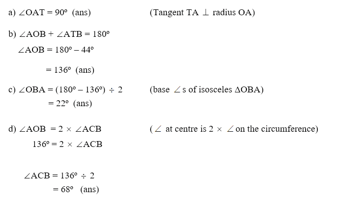 circle diagram for exam question example 3