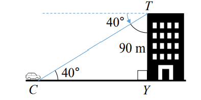 angle of depression example solutions