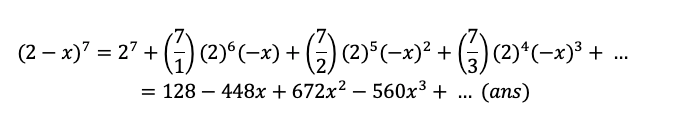Binomial Theorem Expansion