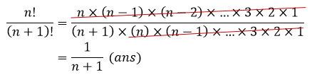 Binomial Theorem Notation N
