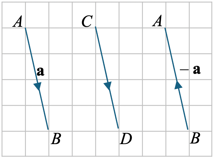 Negative and Equal Vectors
